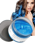 Hair Wax Spray - Temporary Blue Hair Styling Clay for Temporary Hair Color, Cosplay & Parties (4.23 oz)