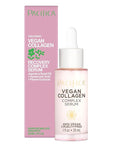 Pacifica Vegan Collagen Complex Face Serum Anti Aging Hydrating Serum w/Hyaluronic Acid for Plumping & Firming Collagen Boosting Facial Serum for Fine Lines & Wrinkles Clean Dermatologist Tested