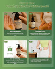 Body Oil & Massage Oil, Body Firming Oil for Cellulite, Lymphatic Drainage, Skin Tightening & Stretch Marks, Massage Oil for Massage Therapy for Leg, Hip, Arm & Belly, Daily or After Shower Use