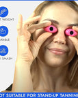 Super Sunnies Slim Flex UV Eye Protection, FDA Compliant Individual Tanning Goggles Eyeshields