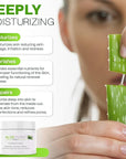 Organic Aloe Vera Lotion - Face & Body Moisturizing Cream with Natural Aloe Vera, Vitamin E Oil, Vitamin C, Retinol Cream, Shea Butter – Anti Aging Face Moisturizer for Women, Dry Skin (4 oz)