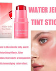 Milk Cooling Water Jelly Tint, Jelly Blush Stick Makeup Jelly Tint, Milk Jelly Blush, Cruelty Free, Blush Stick for Cheeks and Lips