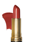 REVLON Super Lustrous Lipstick, High Impact Lipcolor with Moisturizing Creamy Formula, Infused with Vitamin E and Avocado Oil in Red/Coral, Extra Spicy (761) (Pack of 4)