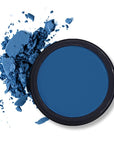 Erinde Single Dark Blue Matte Eyeshadow Palette, High Pigmented Eye Shadow Powder, Long Lasting, Ultra-Blendable, Intense Color