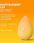 Beautyblender® | Beam Color Changing Beauty Blender Makeup Sponge, Super-Soft Foam Easily Blends Foundations & Creams, Made in USA, Reusable, Washable, Streak Free Application, Heat Activated