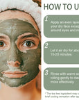 Recovery Mud Mask, Relief Mud Mask for Face & Body, Deep Cleansing & Hydrating Clay Mask, Deep Pore Cleanser Oil Control Wash Off Body Mud