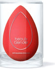Beautyblender® | Ruby Beauty Blender Makeup Sponge, Super-Soft Foam Easily Blends Foundations, Powders & Creams, Made in USA, Reusable, Washable, Streak Free Application, Vegan, Cruelty Free