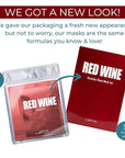 Lapcos red wine sheet mask,