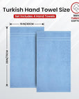 Infinitee xclusives blue hand towels