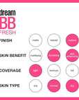 Maybelline Dream Fresh Skin Hydrating BB cream, 8-in-1 Fl Oz