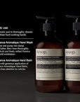 Aesop Reverence Aromatique Duet | Skin Softening Hand Wash & Hand Balm | Woody, Earthy, Smoky | Vetiver Root, Petitgrain, Bergamot Rind | 16.9 oz / 500 mL