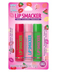 Lip Smackers Flavored Lip Balm Original & Best - Moisturizing, Soothing Trio Strawberry, Watermelon, & Cotton Candy