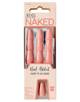 Ardell Nail Addict Naked Maven, Press On Nails, Medium Coffin Shape, Nail Kit, 1-Pack