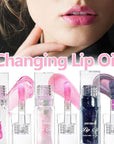 Magic Color Changing Lip Oil,Long Lasting Moisturizing Cosmetic Lip