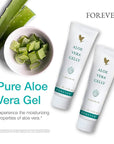 Forever Living - Forever Aloe Vera Gelly - Pure Aloe Gel - Soothes, Moisturizes, and Conditions - Vegan, Vegetarian, Gluten-Free - 4 fl oz. (2 Pack)