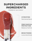 Saie Dew Liquid Blush for Cheeks - Hydrating Cream Blush Stick with a Blendable + Buildable Formula - Skincare Infused Dewy Cheek Tint for a Natural Flush - Glowy Makeup Essential - Lady (.40 oz)