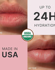 USDA Organic Lip Balm - USA Made with Natural Ingredients, 4 Pack Multi Flavor Lips Moisturizer, Moisturizing Lip Care, Beauty Gifts & Small Birthday Gifts, Moisturizer Chapstick Care for Dry Lips