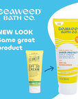 Seaweed Bath Co. Sheer Protect Daily SPF 30 Broad Spectrum Hybrid Sunscreen Cream, 3.4 Ounce, Sustainably Harvested Seaweed, Aloe, Green Tea