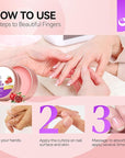 gelike ec Cuticle Care Balm Organic for Women: Pomegranate Natural Cuticle Softener Remover for Men to Smoothe, Repair, rejuvenate, Strengthen & Moisturize Cuticles