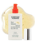 Everyday Humans SPF30 Sheer Body Glow Oil with Gold Mica | Sun Glazed Hydrating UV Protection Vegan Cruelty Free 5.1 Fl Oz | Bergamot, Squalane, Jojoba Seed Oil | UVA/UVB Broad Spectrum Protection