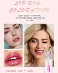 2 Pcs Magic Color Changing Lip Oil, Long Lasting Moisturizing Lip CareNon-Sticky Fresh Texture Glimmer Lip Glow Oil. (Magic Color Changing & Pearlescent Color Changing)