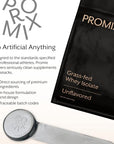 Promix Whey Protein Isolate Powder, 30g Grass Fed Whey Isolate, 6.6g BCAAs, Gluten Free, Keto Friendly, Unflavored, 2.5lb