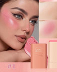 DAGEDA Cream Blush For Cheeks, 2-in-1 Face Blush Makeup (Pink)