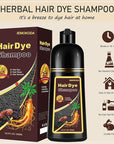 Fvquhvo Instant Hair Color Shampoo, Blonde Brown for Women Men, Long Lasting Brown Hair Dye Colors in Minutes, Easy to Use