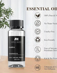 Hotel Scents Diffuser Oil Zarwa 120ml โ Aventus Inspired Scent โ Luxury Essential Oil for Diffuser โ Lemon, Cedarwood, Patchouli โ Home Hotel Aroma Oil โ Waterless & Ultrasonic Diffuser Refill
