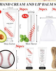 144 Pcs Baseball Lip Balm Hand