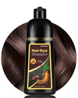 Dark Brown Hair Dye Shampoo 3 in 1, Hair Color Shampoo for Gray Coverage, Long Lasting Brown Hair Dye, Champu Para Canas, Works in Minutes, Easy to Use, 16.90 Fl Oz