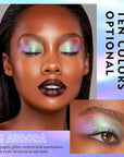 MAKI YIKA 5Pc Glitter Eyeshadow Liquid Multichrome Eyeshadows Long Lasting, Metallic Chameleon Eye Shadow Smudgeproof Holographic Eye Topper Glitters (#1+3+5+6+7)