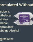 Amazon Basics Make Up Remover Wipes, Night Calming, 25 Count, Pack of 2 (Previously Solimo)