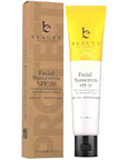 Face Sunscreen SPF 20 - Mineral Sunscreen Face, Reef Friendly Sunscreen With Natural & Organic Ingredients, Biodegradable Sunscreen, Zinc Oxide Sunscreen for Daily Use, Facial Sunscreen Travel Size