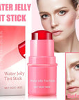 Milk Cooling Water Jelly Tint, Jelly Blush Stick Makeup Jelly Tint, Milk Jelly Blush, Cruelty Free, Blush Stick for Cheeks and Lips