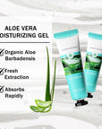 16PCS Travel Size Aloe Vera Gel,Soothing After Sun Lotion for Face and Body,Organic Hydrating Aloe Vera Gel for After Sun Care,Instant Cooling,Refreshing Face Moisturizer Set, 1.05 Oz