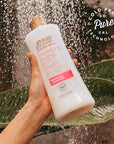 RAW SUGAR Simply Body Wash, (25 Fl Oz, Pack of 1) Bath Soap, Formulated without Sulfates & Parabens (Watermelon + Fresh Mint)