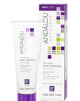 Andalou Naturals Ultra Sheer Daily Defense Facial Lotion, SPF 18, 2.7 oz, with Resveratrol CoQ10 and Antioxidants, Lightweight, Hydrating Facial Moisturizer