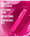 MAYBELLINE Super Stay Vinyl Ink Longwear No-Budge Liquid Lipcolor Make Up, Highly Pigmented Color and Instant Shine, Striking, 1 Count