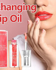 Midnight Boss Up Magic Color Changing Lip Oil Stain Cosmetic PH Actived Moisturizing Hydrating Glow Gloss Tinted Transparent Care Long Lasting Non-Sticky Fresh Texture Nourishing Pink Orange Red