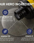 Moerie Ultimate Hair Oil for frizzy, dry and damaged Hair - Deeply Nourishing Rejuvenation - With Vitamin E, Jojoba & Hemp