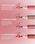 Lip Stain Marker Pen-1Pcs Berry Pink Hydrating Lip