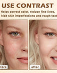AIUEO Magic Minerals Airbrush Foundation Makeup Silky Mist Spray Foundation Makeup Airbrush Flawless Setting Spray Foundation for Mature Skin-Natural
