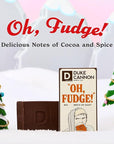 Duke Cannon Holiday Limited-Edition OH Fudge Big Brick of Soap - 10oz Bar, Triple Milled, Perfect for Men, Supports U.S. Veterans, 3 Pack