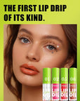 Hydrating Lip Glow Oil Kit-4 Colors Lip Oil Lip Glaze,Tinted Lipgloss Clear Pink Red Glow Reviver Tint Lip Oil Lip Stain, Non-sticky Lipstain Lip Gloss,Mother's Day Makeup Gift Kit for Women-Set C