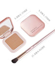 MEICOLY Contour Palette,Shimmer Highly Pigmented Face Powder,Silky Smooth Soft Grey