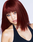 XMONDO Color Deep Red Brown Color Depositing Mask & Semi-Permanent Hair Dye Super Gloss Infused with Bond Boosters for Nourishment, Revitalize & Repair, Vegan Formula, 8 Fl Oz