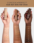 Milani Conceal + Perfect - Skin Tint Stick, Blur Out Tinted Moisturizer Makeup, Shade 18