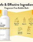 ECZEMA HONEY Fragrance-Free Oatmeal Comfort Bubble Bath - Sensitive Skin Body Wash & Bath Soak - Moisturizing Bath Products - Nourishing Bubble Bath for Women, Men, & Kids (12 Oz)