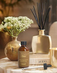 Hotel Diffuser Oil 4 Fl Oz (120ml) - Inspired by W Hotel White Tea Fragrance Oil, Hotel Scent Essential Oil for Diffuser and Crafting, Gift for Women & Men